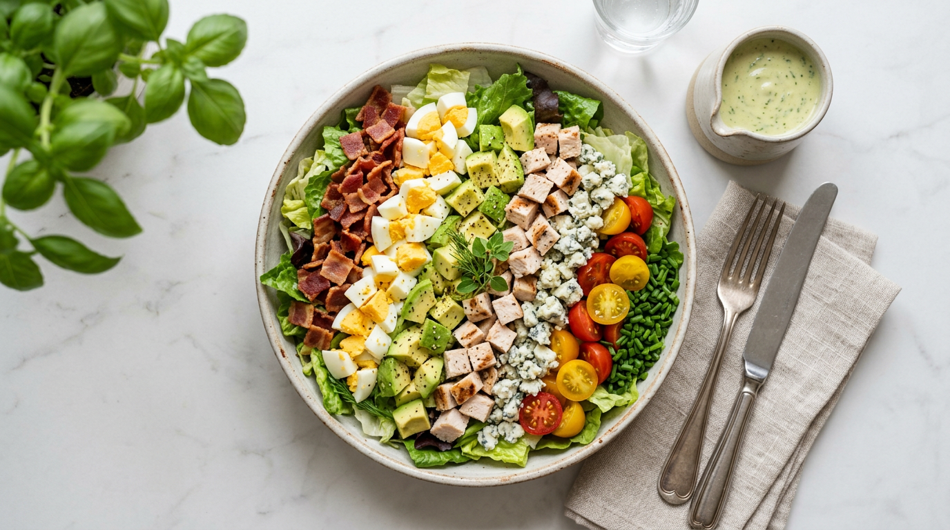 Cobb Salad with Avocado and Bacon