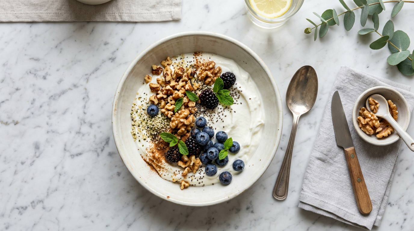 Greek Yogurt with Walnuts