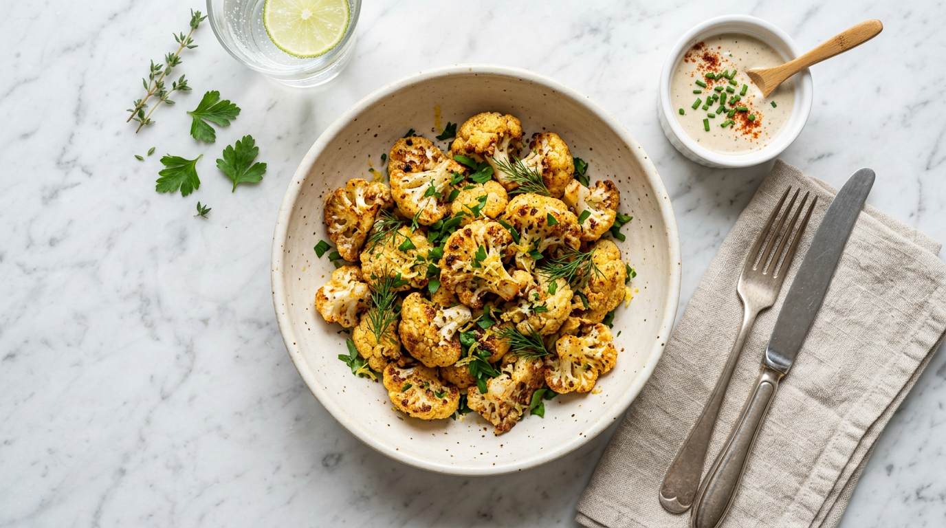 Roasted Cauliflower Bites