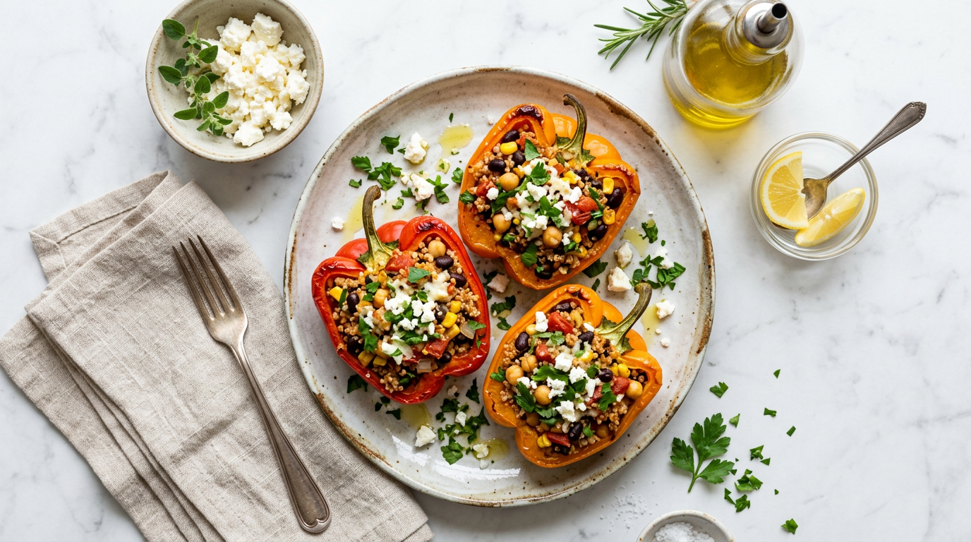 Quinoa Stuffed Bell Peppers