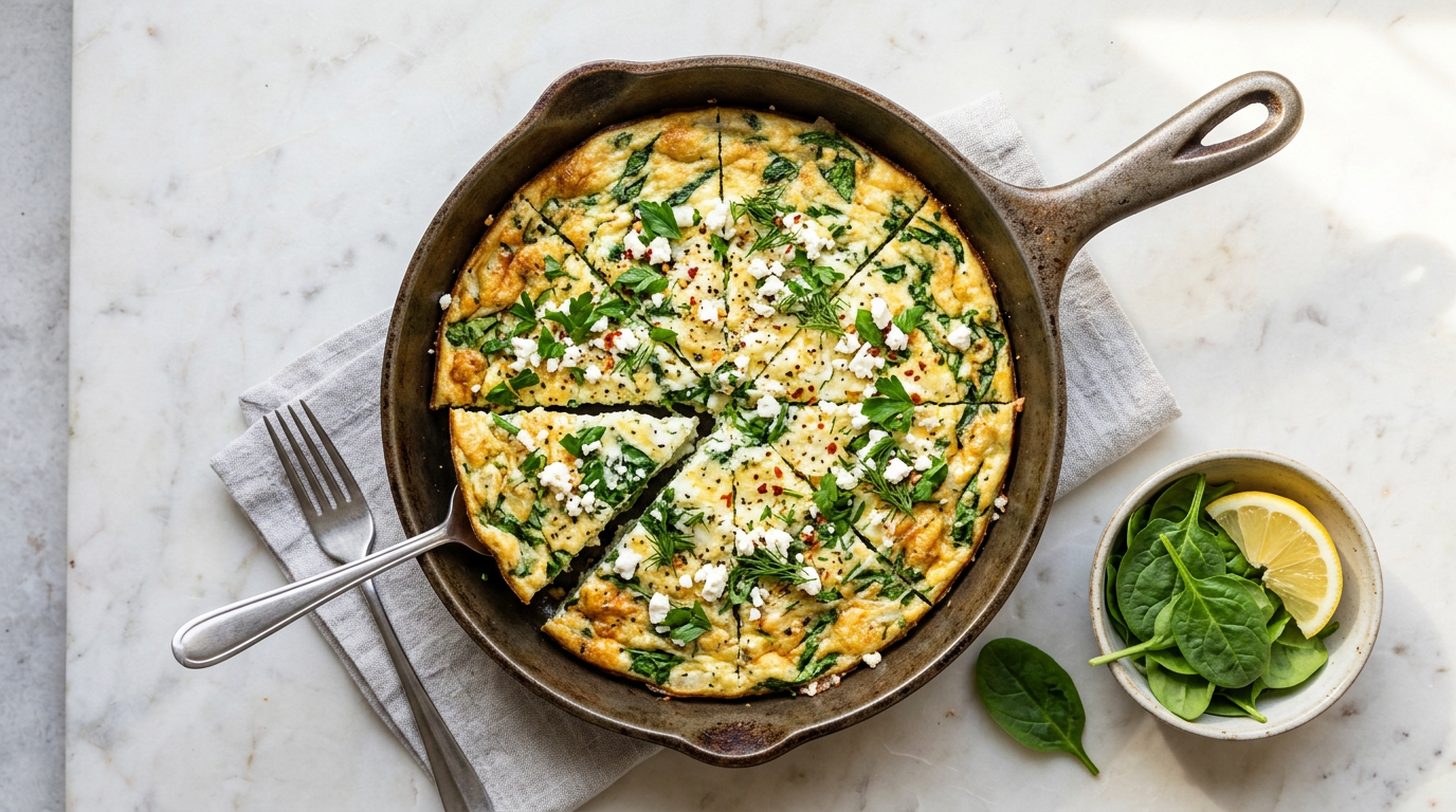 Egg White & Spinach Frittata