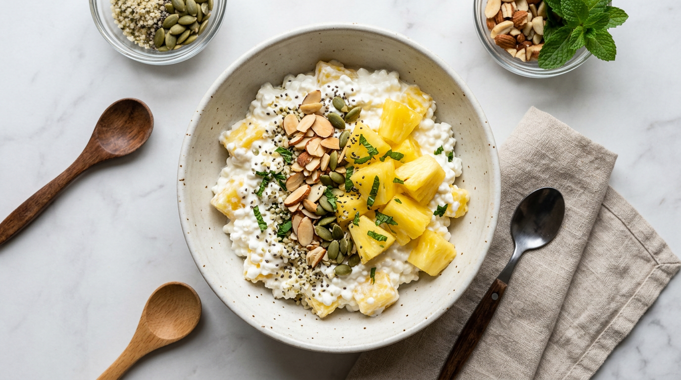 Cottage Cheese and Pineapple