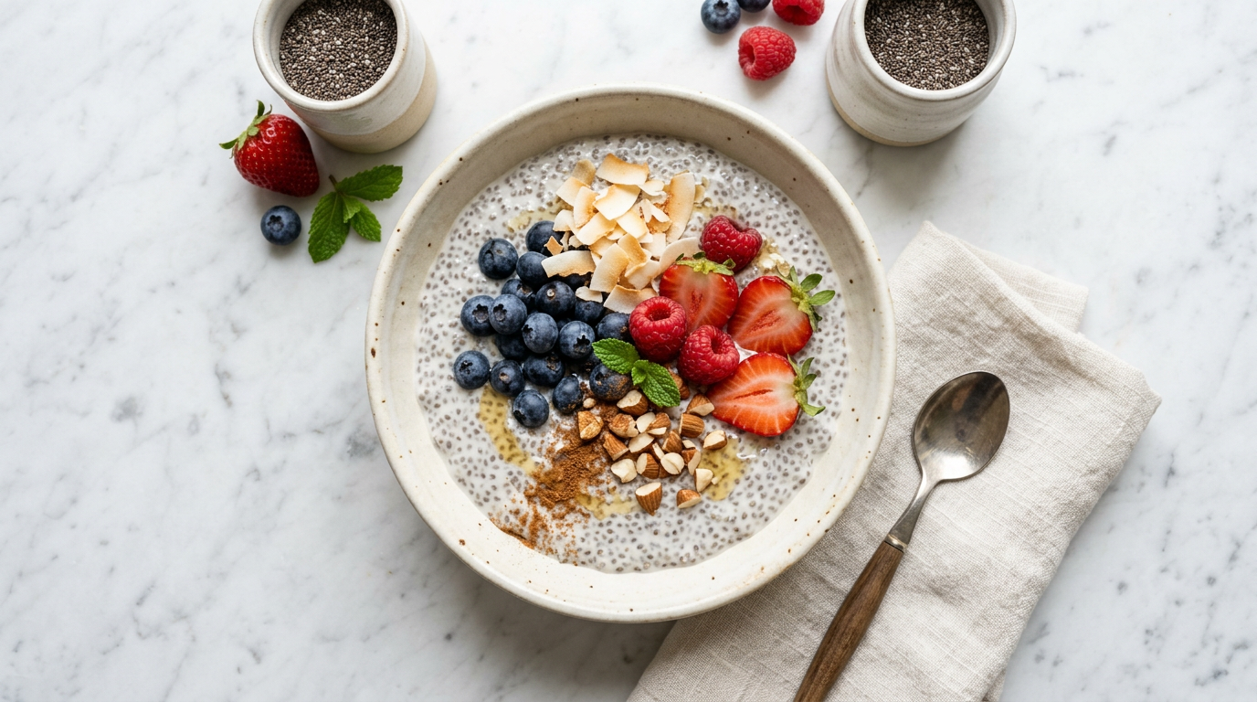 Chia Seed Pudding with Coconut Milk