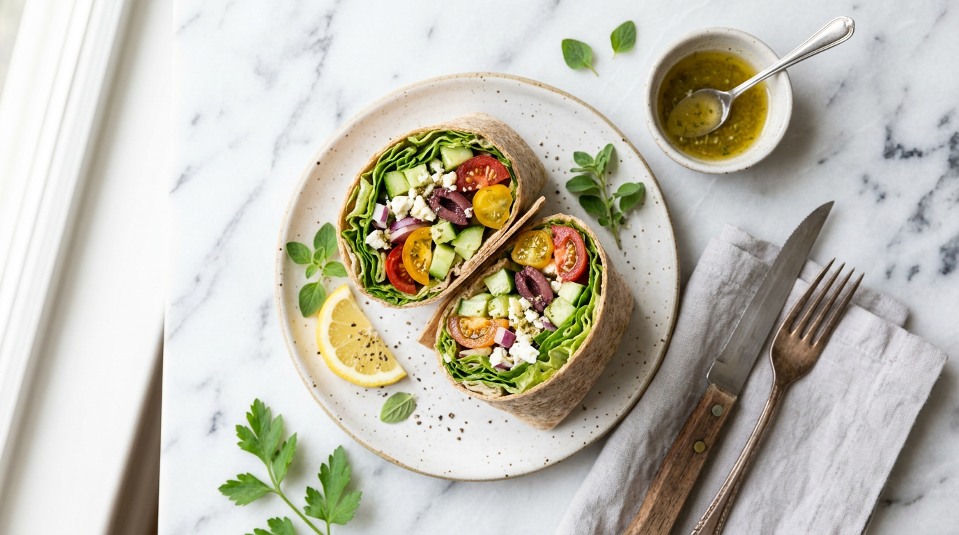 Greek Salad Wrap