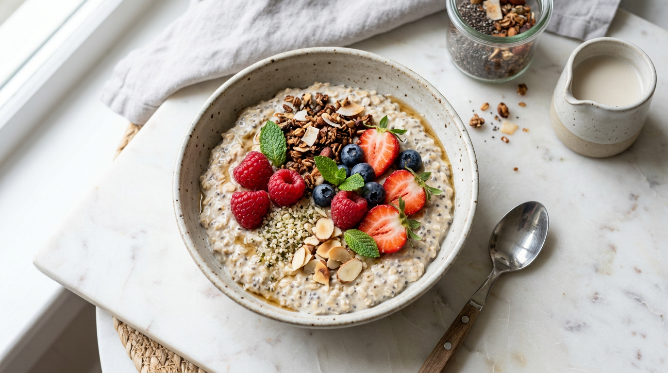 Overnight Oats with Berries