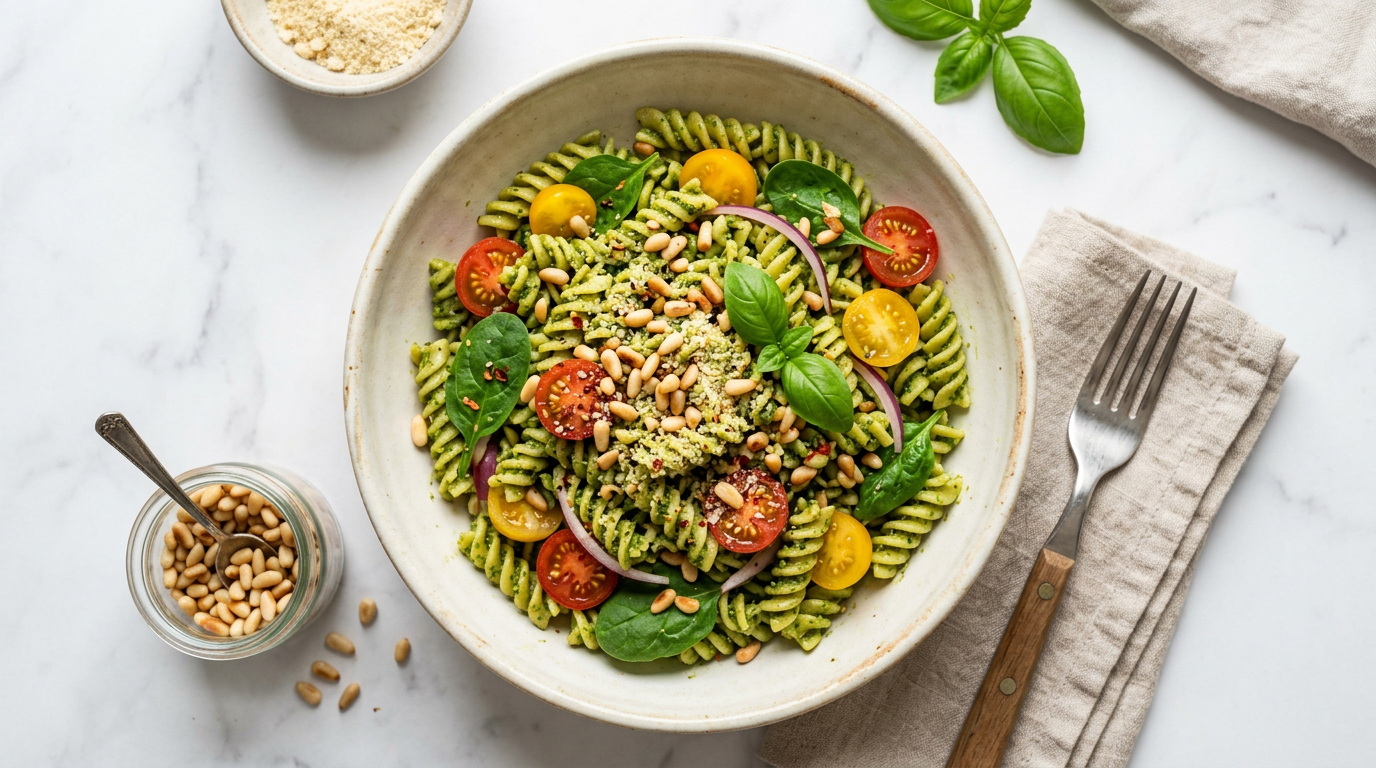 Vegan Pesto Pasta