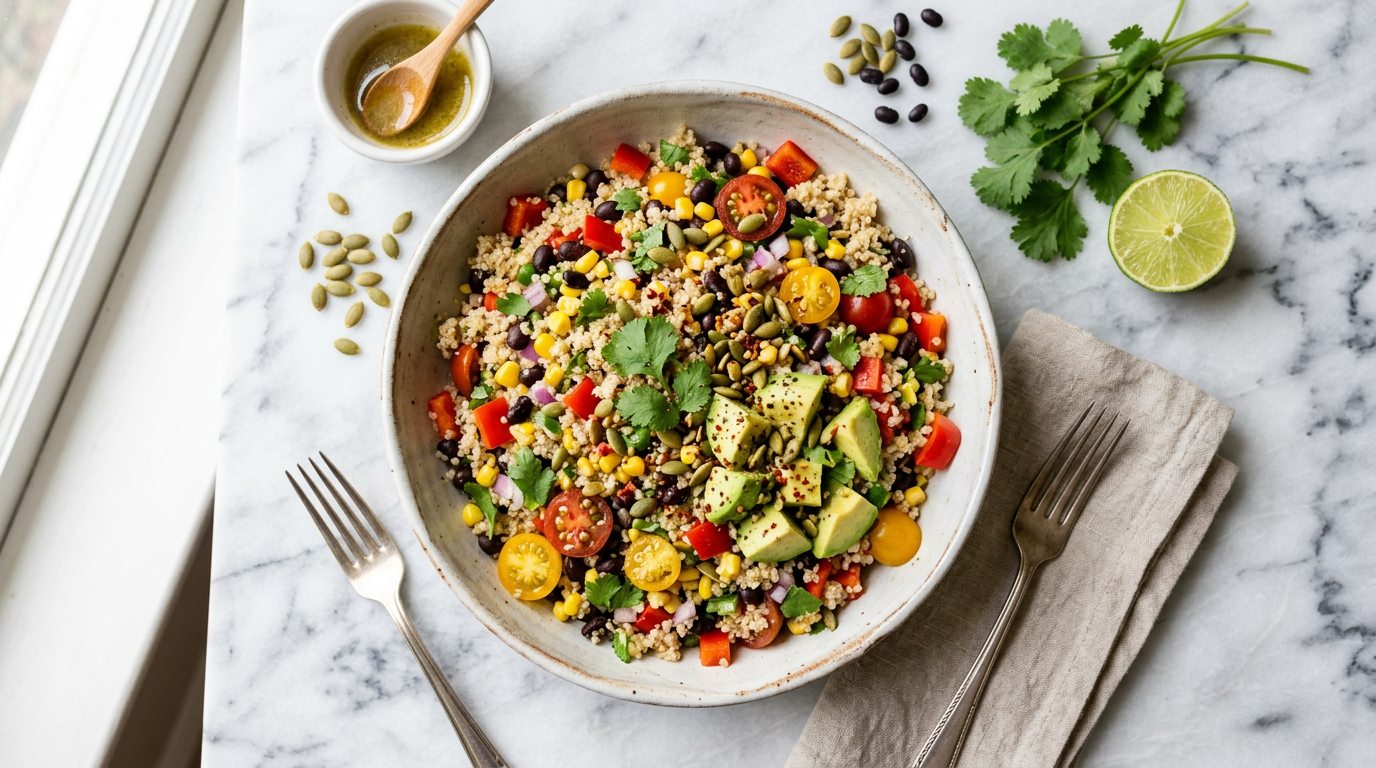 Quinoa and Black Bean Salad