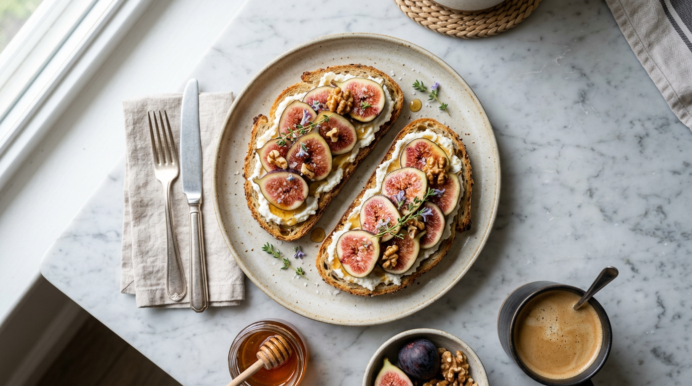 Ricotta and Fig Toast