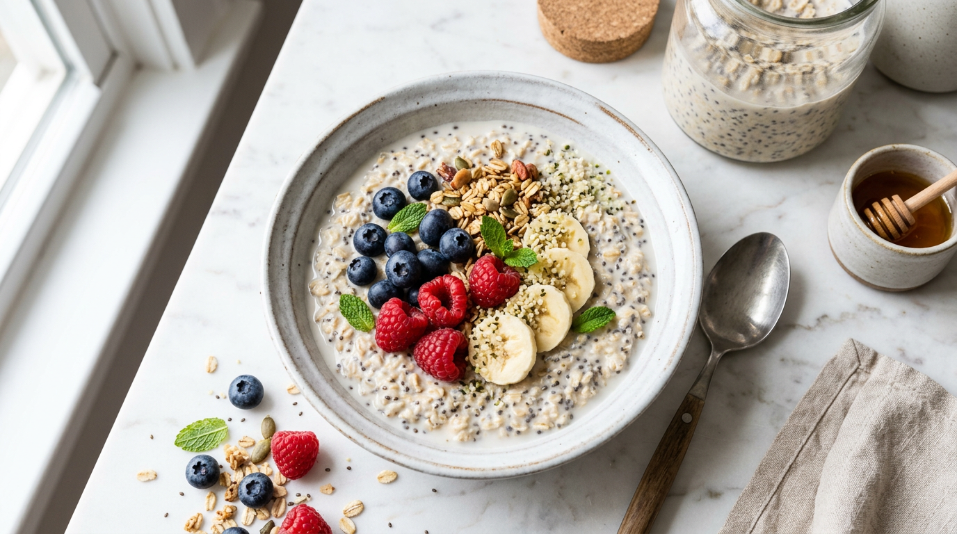 Overnight Oats with Chia Seeds