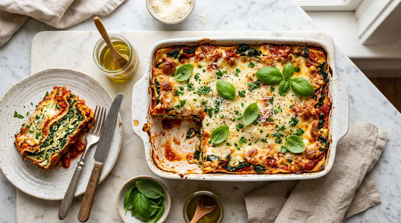 Spinach and Ricotta Lasagna