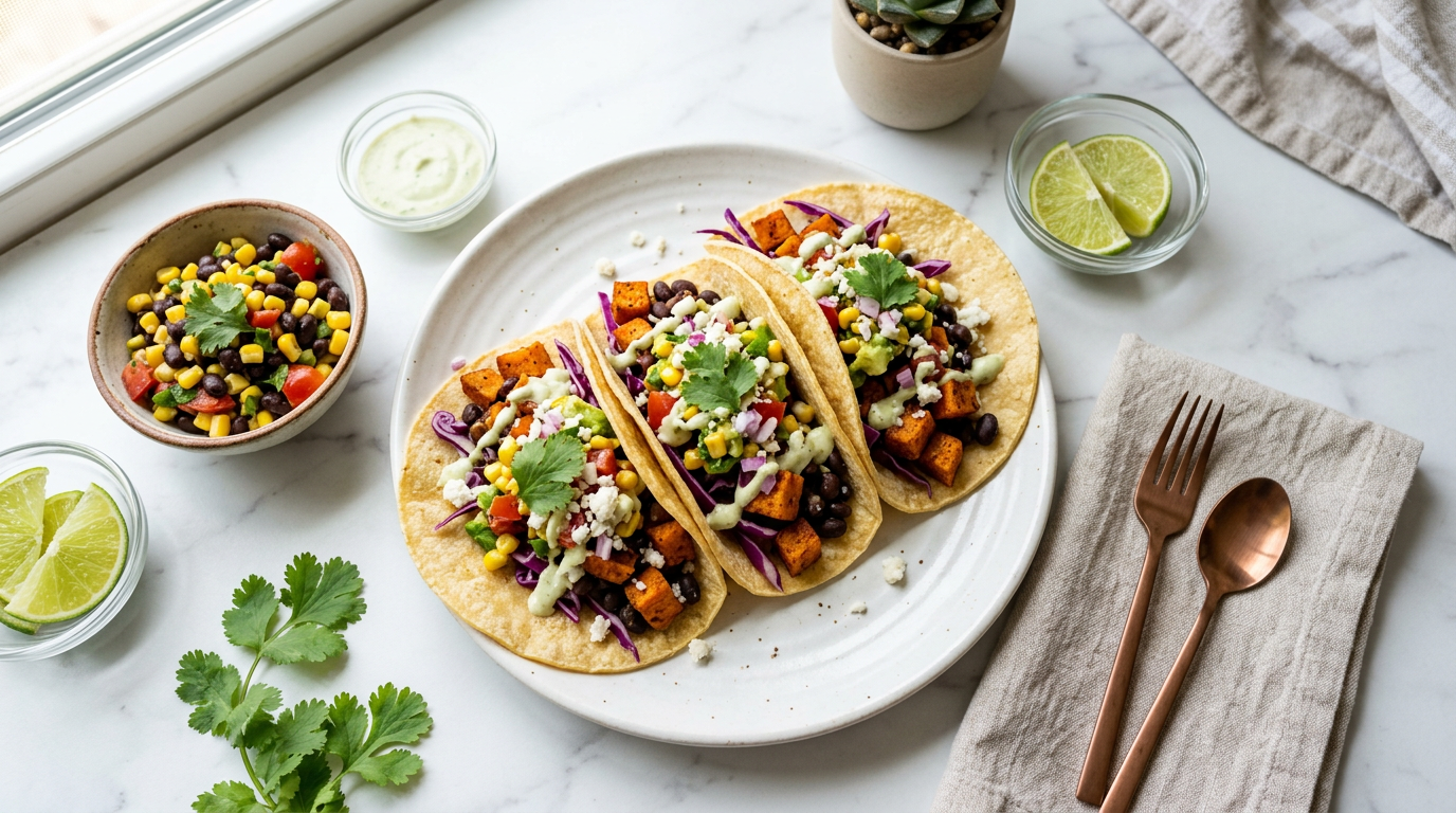 Sweet Potato and Black Bean Tacos