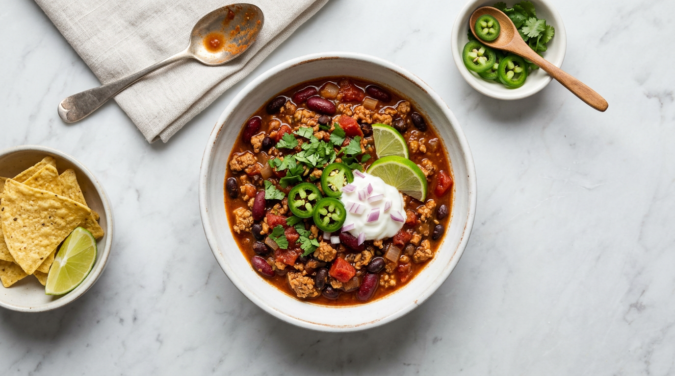 Turkey and Kidney Bean Chili