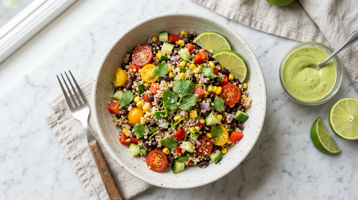 Quinoa and Black Bean Salad