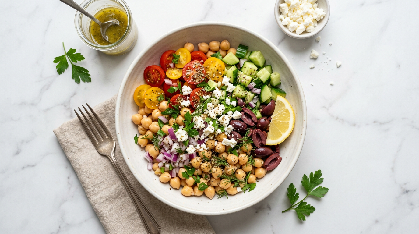 Mediterranean Chickpea Salad